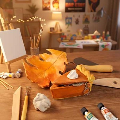 BetaClay Kit – Pasta modellabile autoindurente con attrezzi in legno