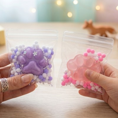 Taba Squishy Kit – Kit creativo per zampine squishy trasparenti